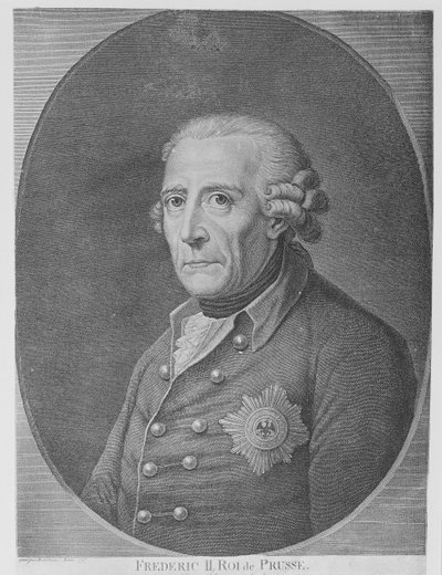 Federico II, re di Prussia, 1797 da Anton Graff